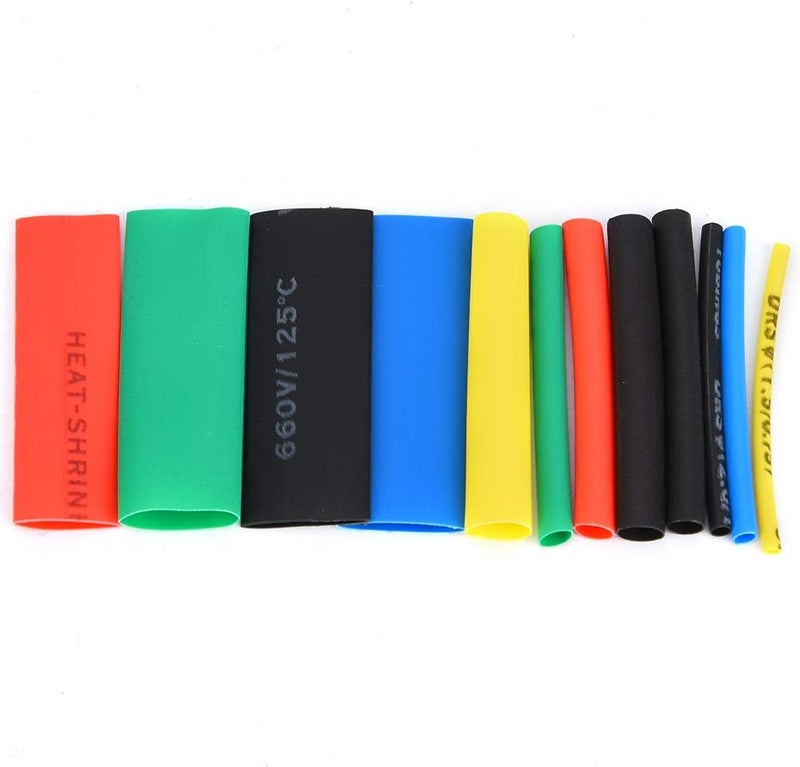 Premium Heat Shrink Tube Kit 560pcs Assorted Sizes 1.5mm to 10mm Polyolefin Shrinkable Tubing for Electrical Wiring Cable Protection and Insulation Black Red Blue Green YEL - Image 4