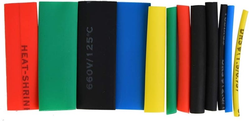 Premium Heat Shrink Tube Kit 560pcs Assorted Sizes 1.5mm to 10mm Polyolefin Shrinkable Tubing for Electrical Wiring Cable Protection and Insulation Black Red Blue Green YEL - Image 5