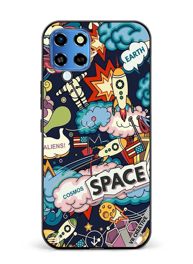 VR CREATIVE Protective Case Cover For Infinix Smart 6 HD Multicolur Design Multicolour - Image 1