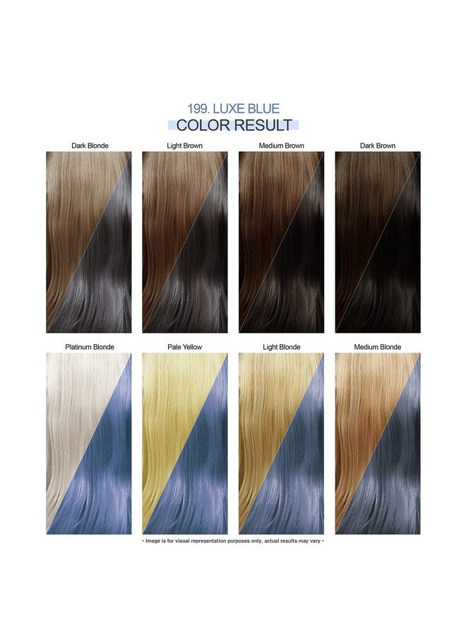 Adore Dore Semi Permanent Hair Color Vegan And Crueltyfree Hair Dye 4 Fl Oz 199 Luxe Blue (Pack Of 2) - Image 4