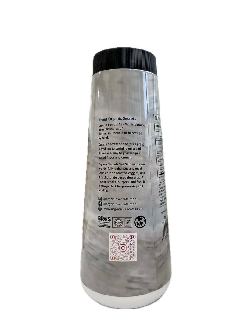 Organic Secrets Sea Salt Fine by Organic Secrets - 750G Shaker - Image 2