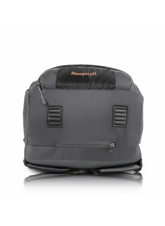 هاف مون Half Moon Extra Large Size 55L Waterproof 6 Compartment Rucksack Bags/Trekking Bags, Polyester Black | With Laptop Compartment & Rain Cover | For Trekking, Hiking, Travel Backpack For Unisex - Image 3