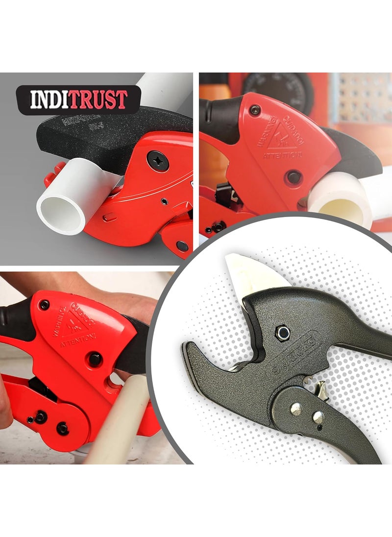 Inditrust Inditrust High Quality 342mm Cutter for PVC Plastic PPR Vinyl Rubber Tube High Quality 342mm Aluminum Plastic PVC Pipe Cutter Pipe Cutter  - Image 4