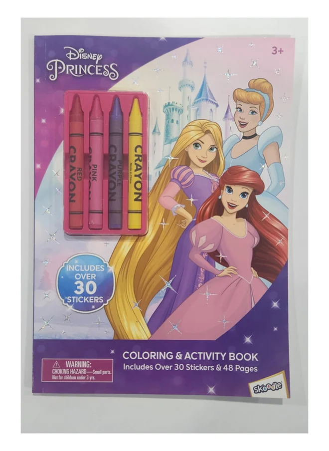 Disney PRINCESS COLORING & ACTIVITY BOOK WITH
CRAYONS