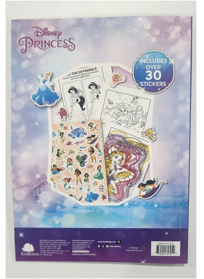 Disney PRINCESS COLORING & ACTIVITY BOOK WITH
CRAYONS