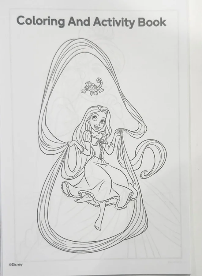Disney PRINCESS COLORING & ACTIVITY BOOK WITH
CRAYONS