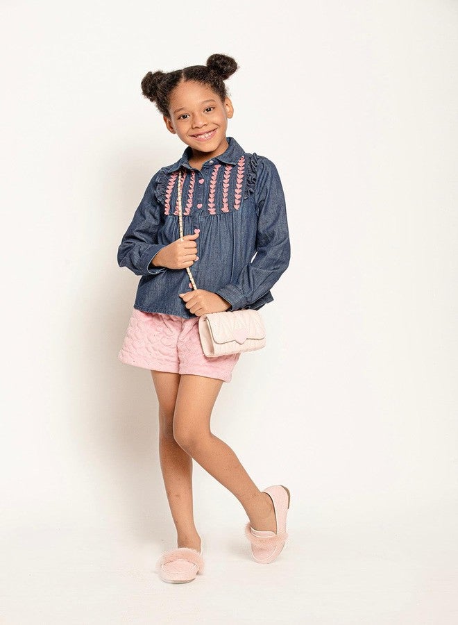 One Friday Varsity Chic Pink Biker Adventure Shorts - Image 2
