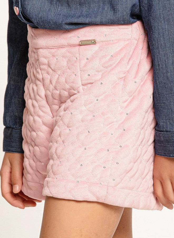 One Friday Varsity Chic Pink Biker Adventure Shorts - Image 4