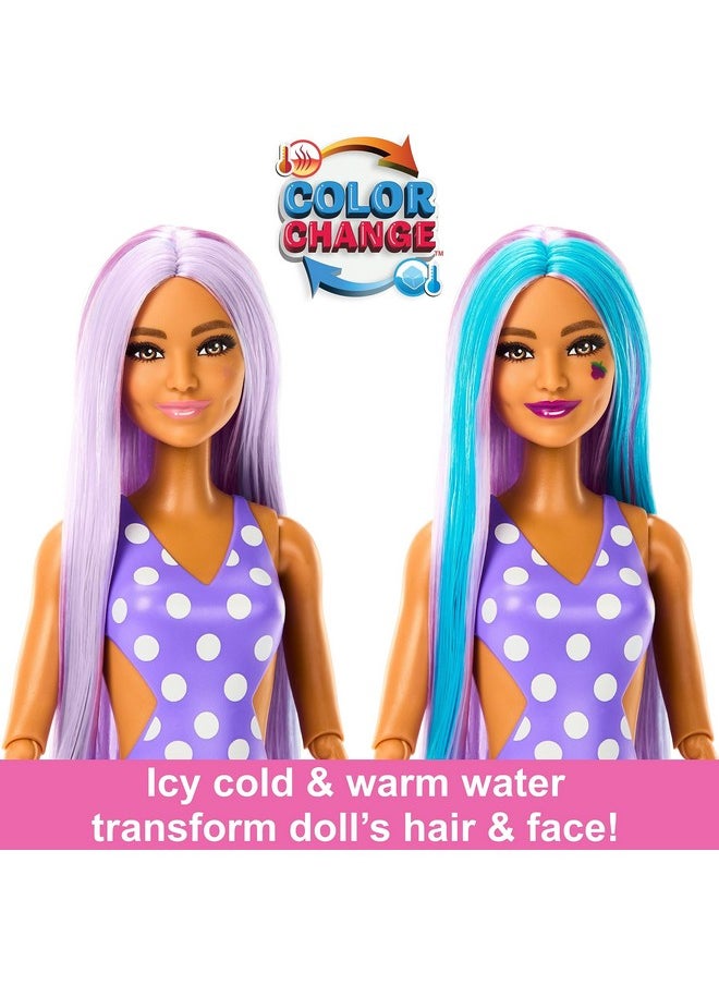 Barbie Pop Reveal Doll & Accessories Grape Fizz Scent With Purple Hair 8 Surprises Include Slime Color Change & Puppy  - Image 5
