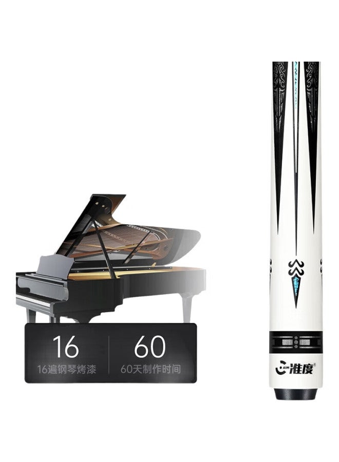 ACCURACY Danqing Pool Cue, Big Head Nine-Ball Cue, Black 8-Ball Cue, American Pool Cue, Eight-Ball Maple Wood Black Eight Cue - Image 1