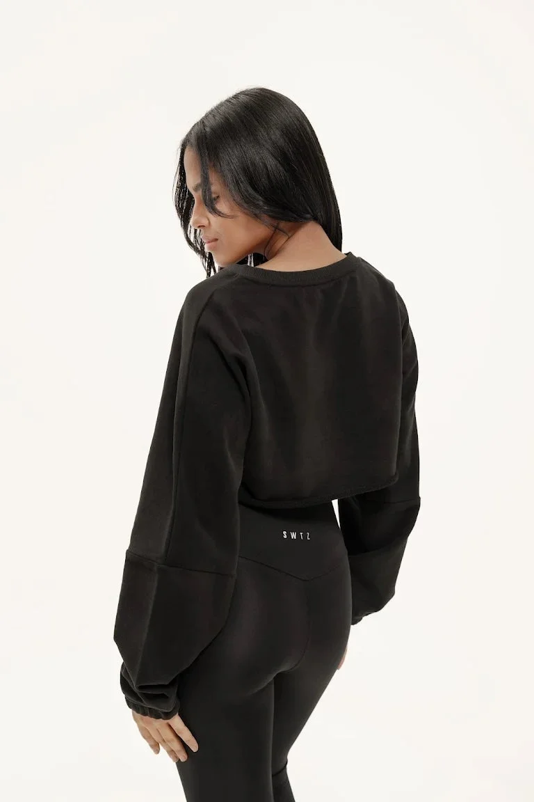 Swtz  RELAXED CROP JUMPER for Women | Best Price UAE