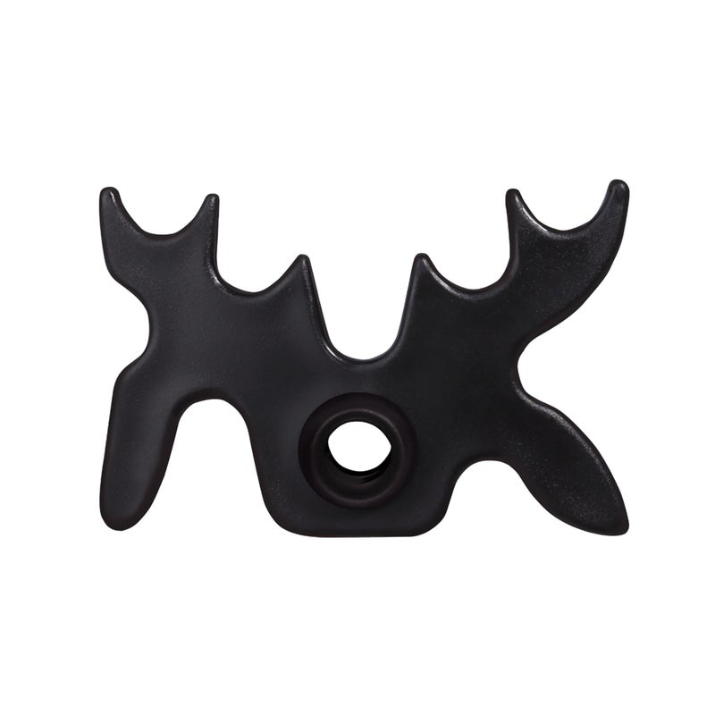 GSE Games & Sports Expert Black Plastic Slip-On Bridge Portable Moosehead Bridge Head, Pool Billiard Cue Bridge Head, Billiard Pool Cue Accessories for Pool Table (1-Pack) - Image 1