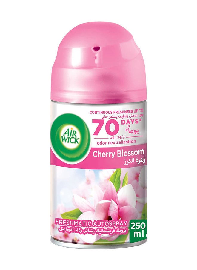 Air Wick Air Freshener Freshmatic Auto Spray Gadget with Refill - Cherry Blossom Fragrance 250ml  - Image 2