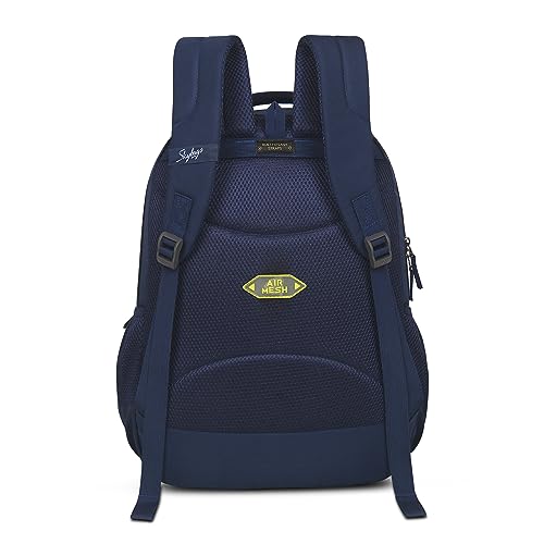Skybags سايكباجز آيكون 01 22 لتر حقيبة ظهر عادية للكلية بمواصفات قياسية بأربع حجرات باللون الأزرق - Image 5