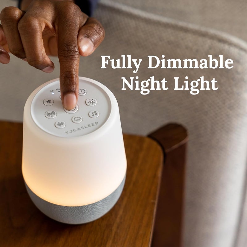 Yogasleep Duet White Noise Sound Machine & Night Light, 30 Natural Sounds, Bluetooth-Wireless Speaker for Travel, Office Privacy, Concentration, Sleep Aid for Adults & Baby, Registry & Nursery Gift - Image 4