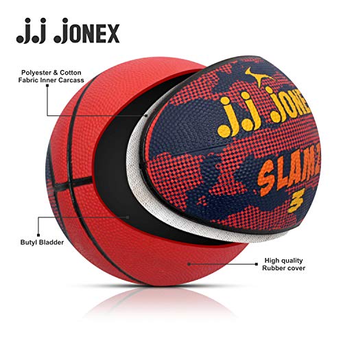 Jonex JJ Jonex SLAMS Basketball Size 3, Multicolor - Image 5