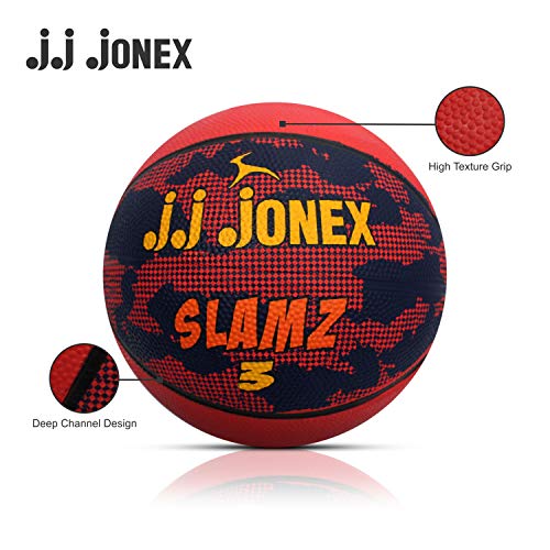 Jonex JJ Jonex SLAMS Basketball Size 3, Multicolor - Image 4