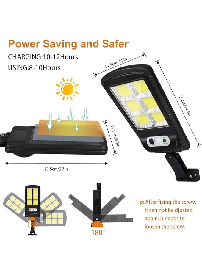 كشاف طاقة شمسية LED جداري مع ريموت – 3 أوضاع إضاءة وحساس حركة – عبوة 2 قطعة - Image 3