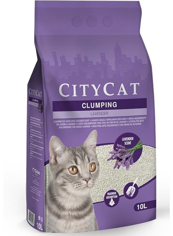 سانيكات رمل قطط برائحة اللافندر من سانيكات سيتي كات، 10 لتر - Image 1