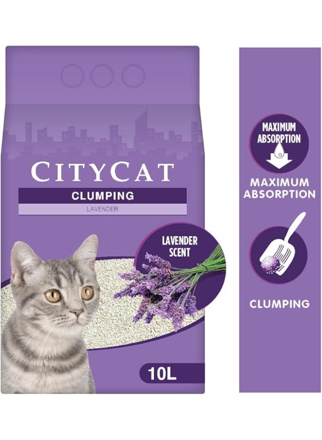 سانيكات رمل قطط برائحة اللافندر من سانيكات سيتي كات، 10 لتر - Image 3
