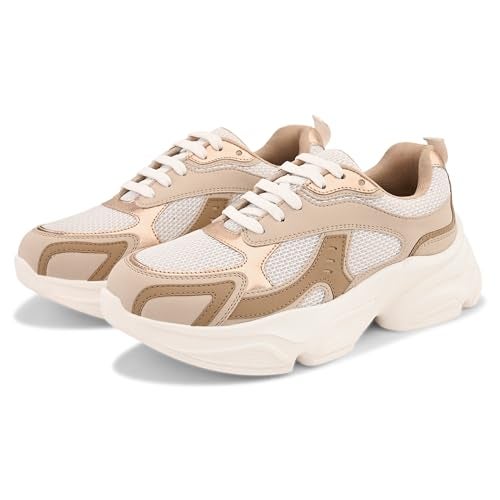 Centrino Women Sneaker | Cushioned Insole for Comfort | Stylish Lace-Up Design | Perfect for Casual Outfit for Ladies 9493-6 - Image 3