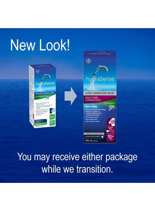 hydraSense Eucalyptus Nasal Care Spray 100ml - Image 3