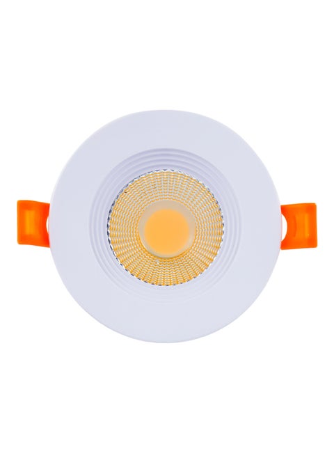 Geepas 7 W Energy Saving LED Downlight GESL55110, 560 Lumens and 3000 K Color Temperature, Energy Efficient LED Light with 30000 Hours Lifetime, Ceiling Light Perfect for Home and Office Use