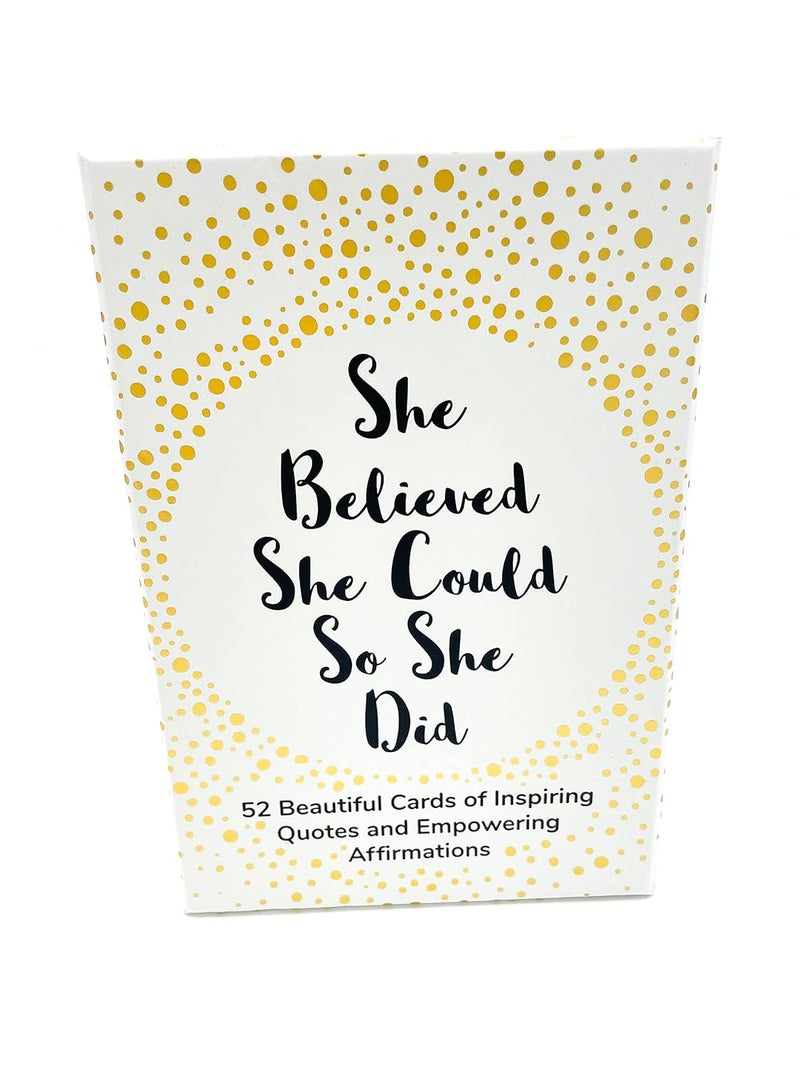 She Believed She Could So She Did: 52 Beautiful Cards Of Inspiring Quotes And Empowering Affirmations - Image 2
