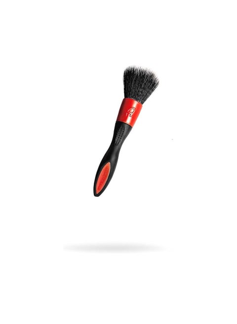 Adam's Interior Brush (Small) - Super Soft Synthetic Bristles Gently Removes Dust and Dirt | Compact Design Easily Stores in Your Glove Box, Middle Console, or Side Panel.