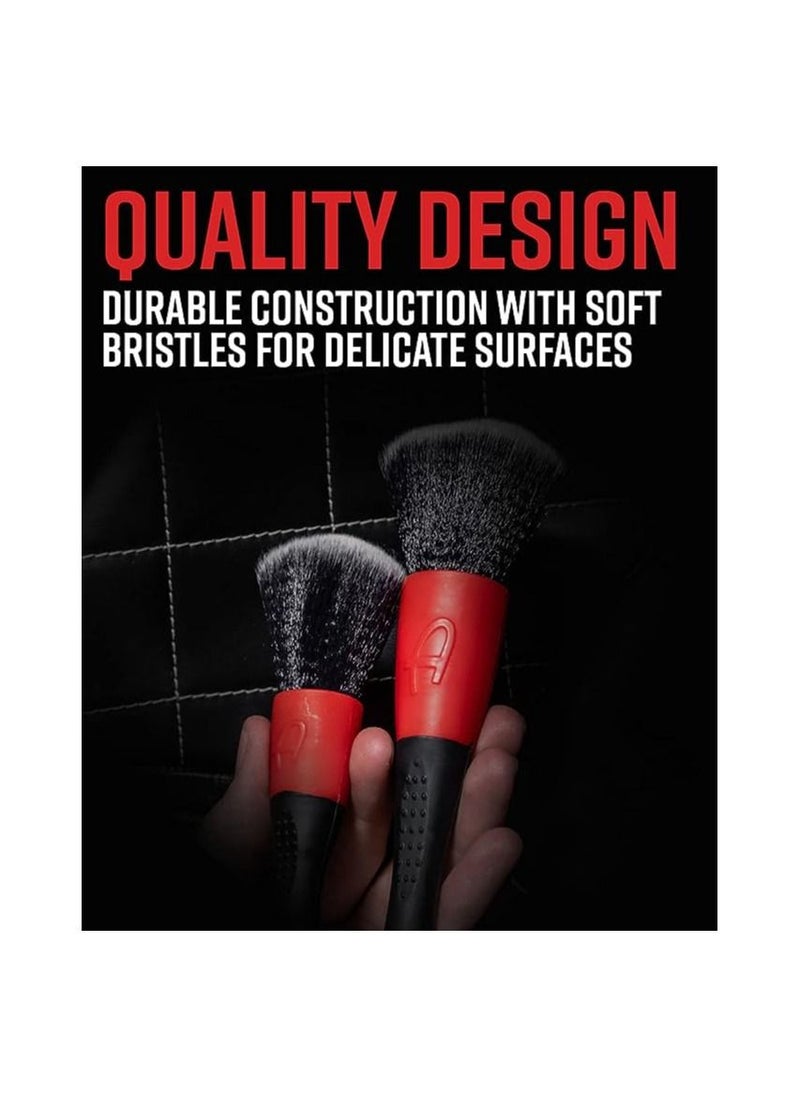 Adam's Polishes - Adam's Interior Brush (Small) - Super Soft Synthetic Bristles Gently Removes Dust and Dirt | Compact Design Easily Stores in Your Glove Box, Middle Console, or Side Panel. - Image 1