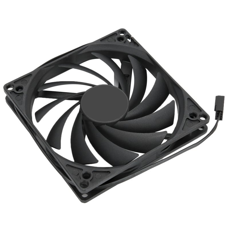 CPU Radiator Fan: PWM 4Pin, High Temp Resistant PBT Material, Large Airflow 5-Side Inlet - Low Noise Mesh Design, Long Life Dust-Proof PC Cooler for Desktop Gaming PC Build - Image 5