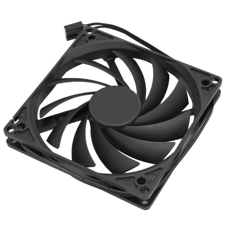 CPU Radiator Fan: PWM 4Pin, High Temp Resistant PBT Material, Large Airflow 5-Side Inlet - Low Noise Mesh Design, Long Life Dust-Proof PC Cooler for Desktop Gaming PC Build - Image 3