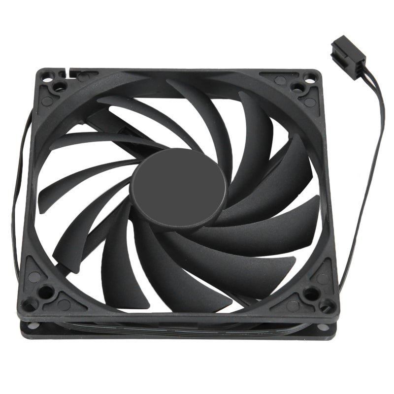 CPU Radiator Fan: PWM 4Pin, High Temp Resistant PBT Material, Large Airflow 5-Side Inlet - Low Noise Mesh Design, Long Life Dust-Proof PC Cooler for Desktop Gaming PC Build - Image 4