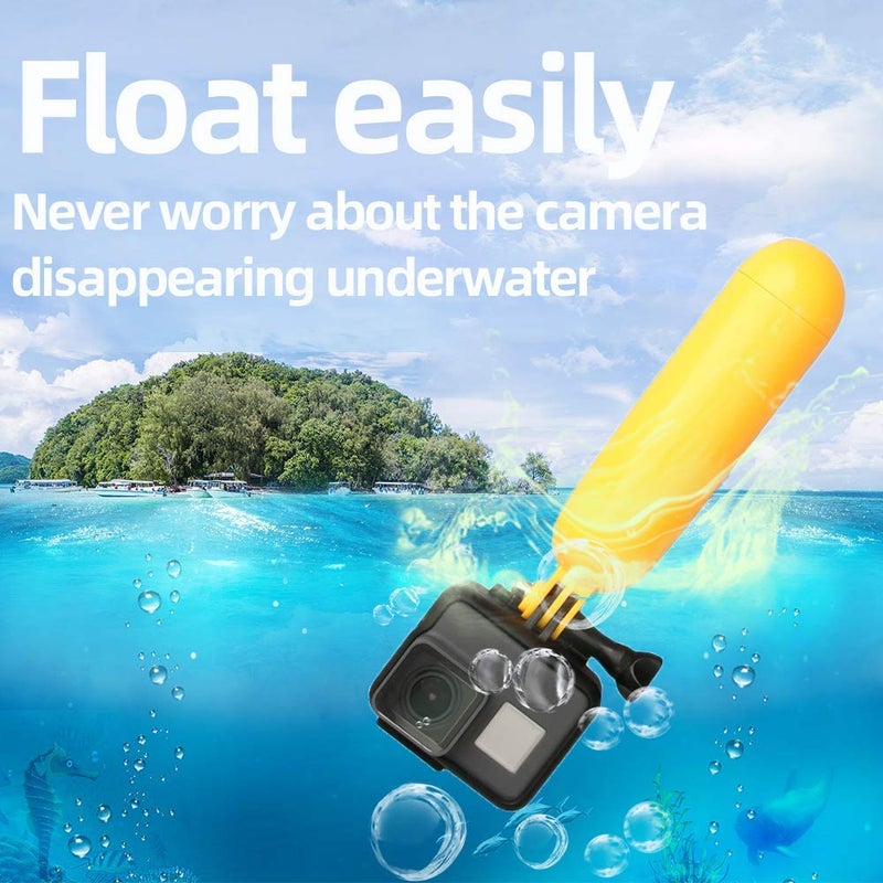 OAHU ® Floating Hand Grip, Anti Fog Inserts forAction Camera Handle Stick Bobber Floaty Handheld Monopod for GoPro Hero 8/7/6/5/4/3+/3/Hero - Image 5