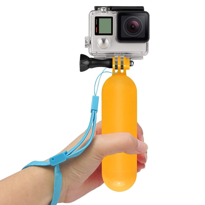OAHU ® Floating Hand Grip, Anti Fog Inserts forAction Camera Handle Stick Bobber Floaty Handheld Monopod for GoPro Hero 8/7/6/5/4/3+/3/Hero - Image 1