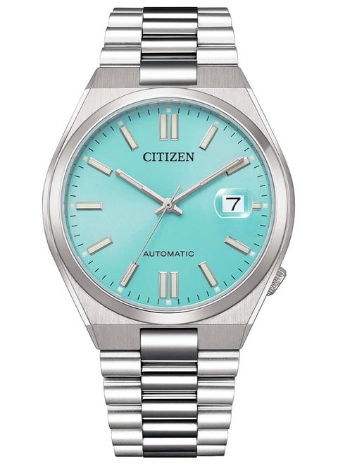 Citizen Tsuyosa Automatic Sky-Blue Dial and Stainless Steel Bracelet Watch 40mm NJ0151-88M
