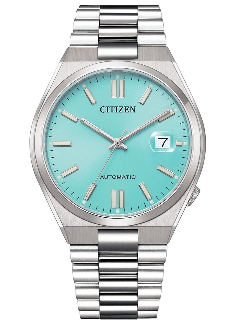 Citizen watch - Citizen Tsuyosa Automatic Sky-Blue Dial and Stainless Steel Bracelet Watch 40mm NJ0151-88M - Image 1