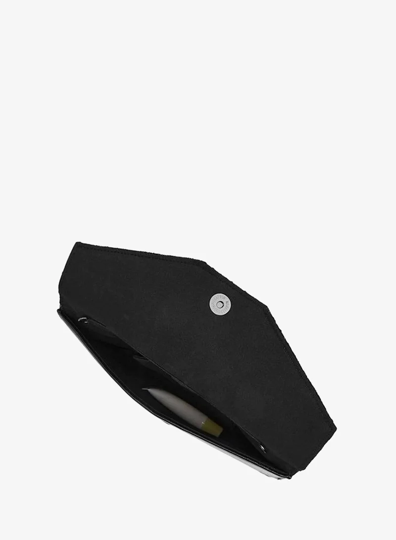 Celeste BLACK Embellished Clutch with Chain Strap for Women | Best Price UAE