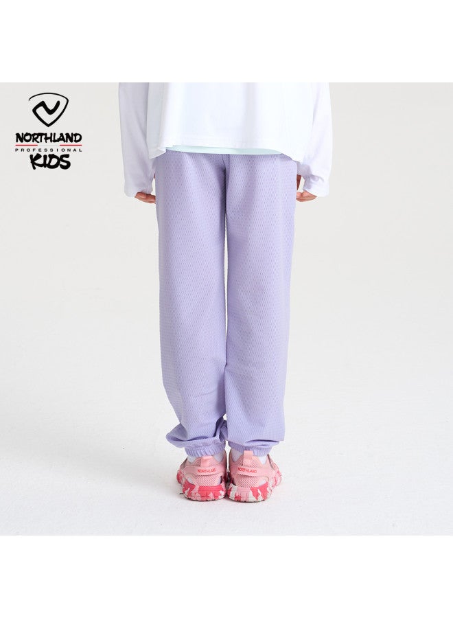 NorthLand Kids Ice Silk Pants, Summer Thin Sport Pants, Boys & Girls Mesh Casual Trousers - Image 4
