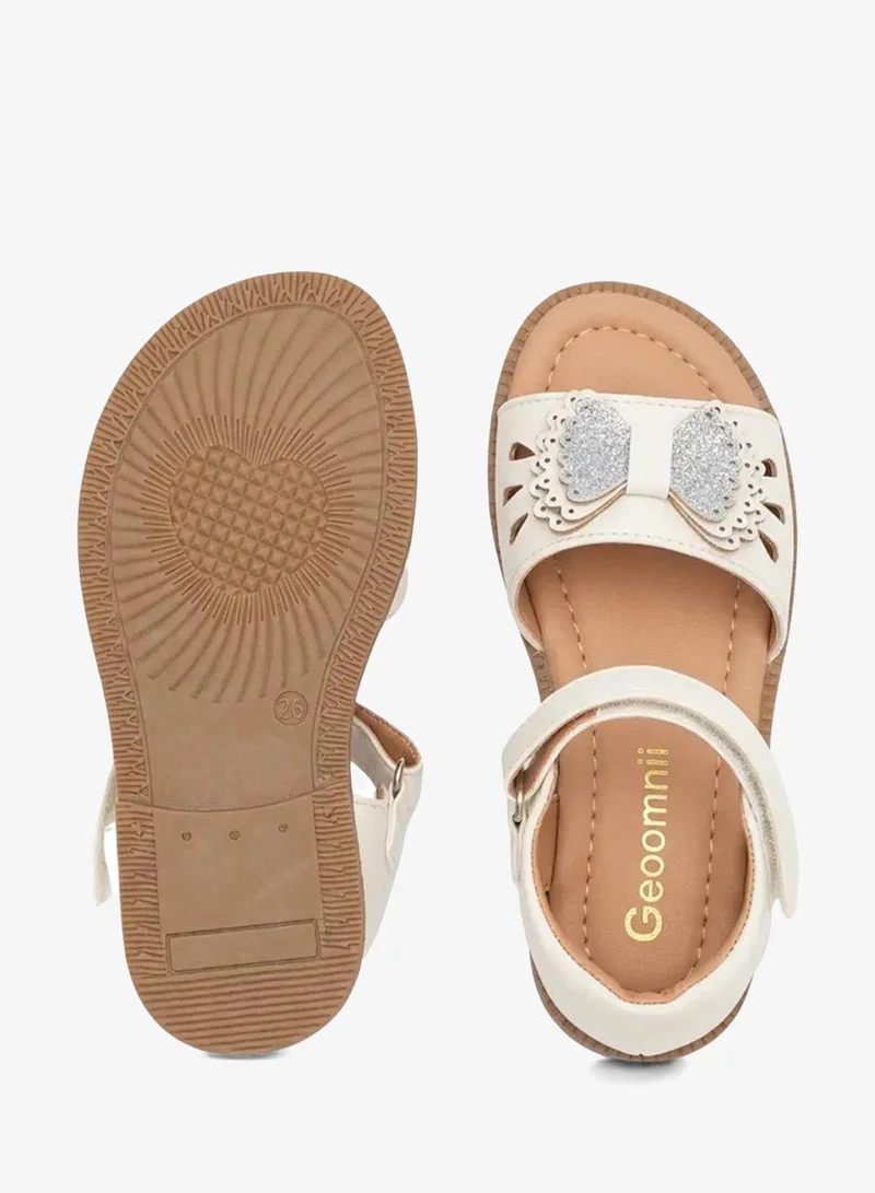 Geoomnii White Women’s Sandals with Back Strap – Comfortable, Stylish & Secure Fit for Women | Best Price UAE