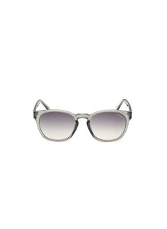 GUESS Men's UV Protection Round Shape Sunglasses - GU00083-H93P54 - Lens Size: 54 Mm - Shiny Light Green  - Image 1