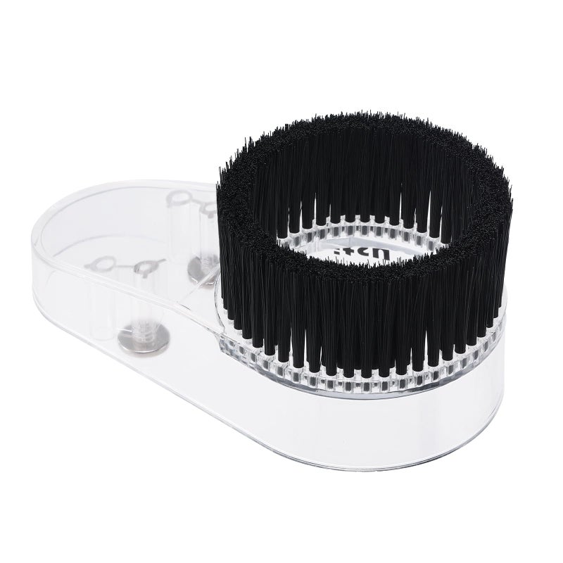 Genmitsu CNC Dust Shoe Replacement Base Bottom Cover with 32mm Long Nylon Brush for 65mm & 69mm Diameter CNC Dust Shoe Transparent ABS - Image 2