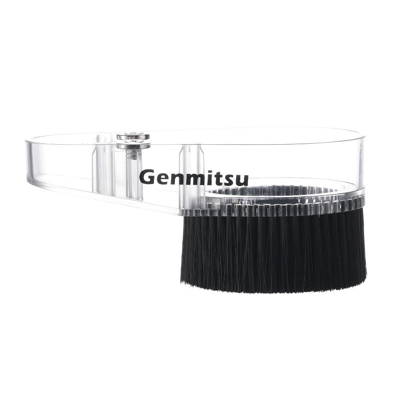 Genmitsu CNC Dust Shoe Replacement Base Bottom Cover with 32mm Long Nylon Brush for 65mm & 69mm Diameter CNC Dust Shoe Transparent ABS - Image 3