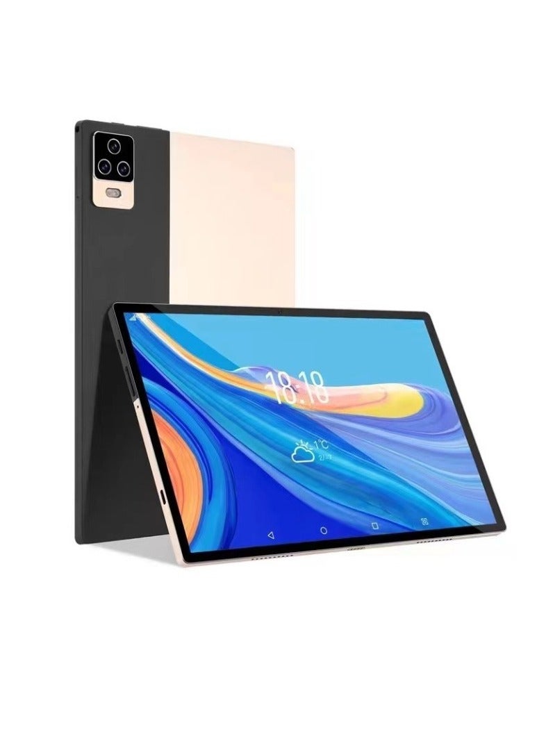 AROAQ P71 Gaming Tablet, 800mah Battery Wifi Tablet With 3 Cameras, Octa Core Processor Large Screen Android Tablet, Lightweight Portable Touch Pad For Movies Gaming, (Black And Beige, 4GB RAM And 32GB ROM) - Image 1