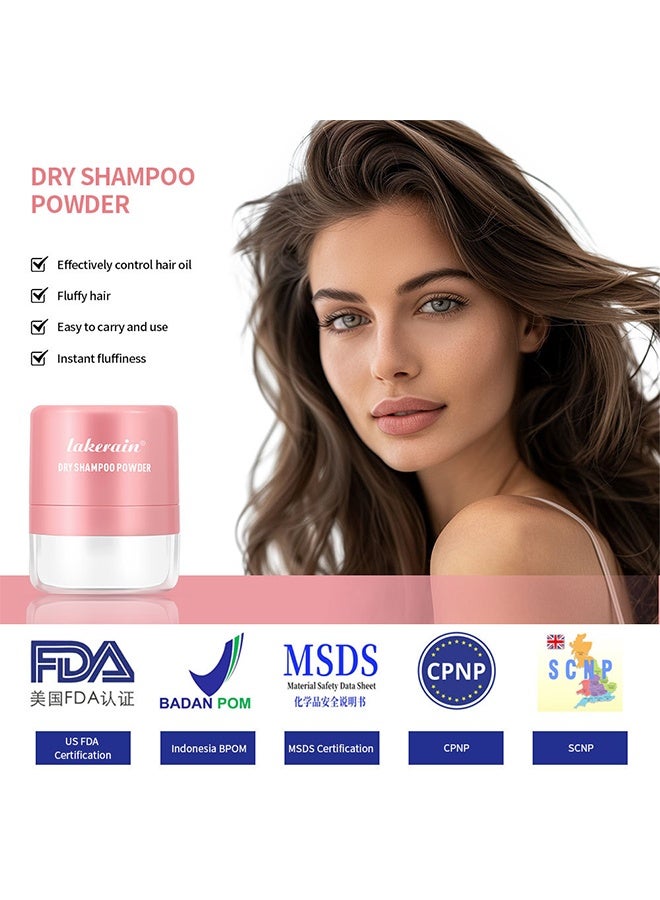 lakerain Dry Shampoo Powder - Dry Shampoo Control Hair Oil Refresh Hair Fragrance and Volumizes Hair Volumizing Dry Shampoo Powder for Fluffy Hair Easy to Use Shampoo Cherry Fruit #02 - Image 2