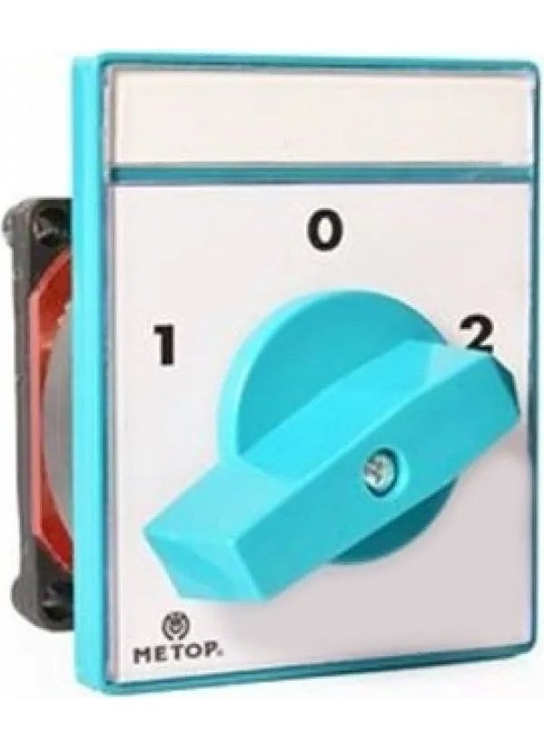 Metop 1X16A 1-0-2 Single Phase Pole Changer Switch MT027-16A 