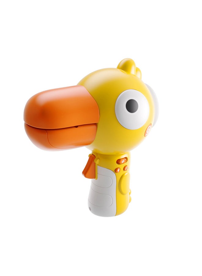 Special For Talking Peco Peco Loudspeaker Recording Voice Changer Baby Learning To Talk Voice Changer Big Horn Toy-Color:Big-billed Bird (yellow) [color Box]  - Image 1