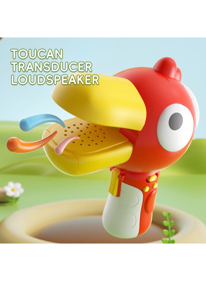 Special For Talking Peco Peco Loudspeaker Recording Voice Changer Baby Learning To Talk Voice Changer Big Horn Toy-Color:Big-billed Bird (yellow) [color Box]  - Image 3
