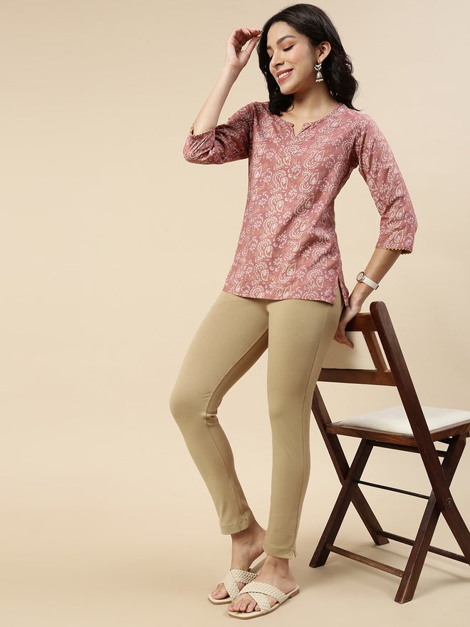 De Moza De Moza Women Knit Cotton Kurti Pant - Image 1