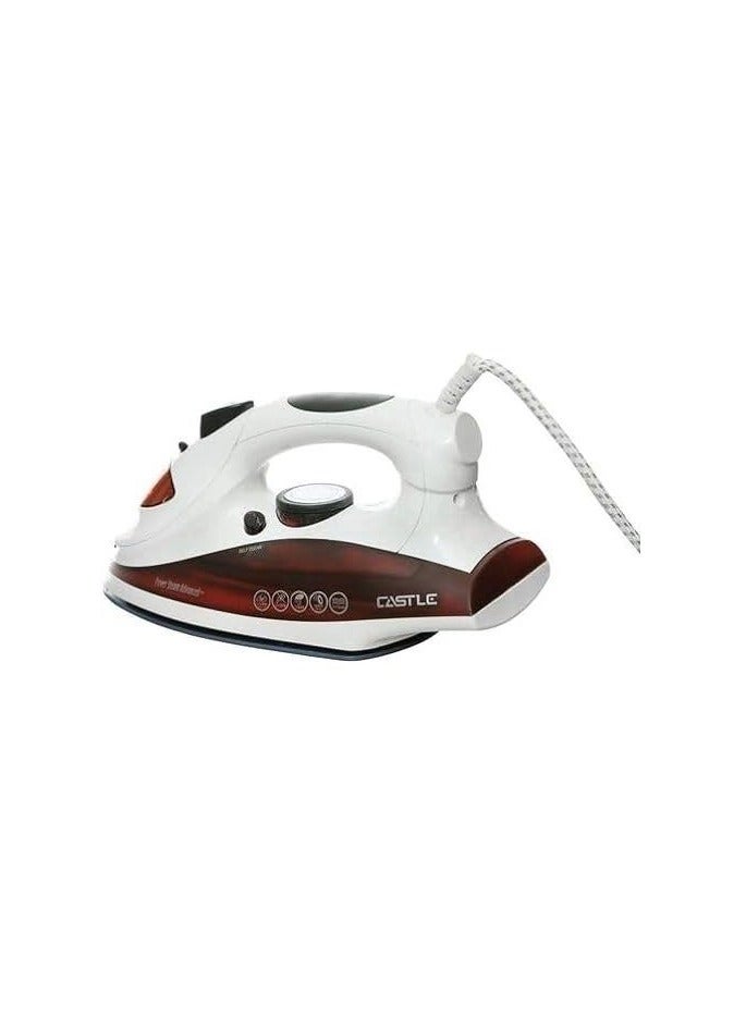 كاسل مكواة بخار كاسيل، 2200 وات، احمر و ابيض- Sl1522C - Image 2